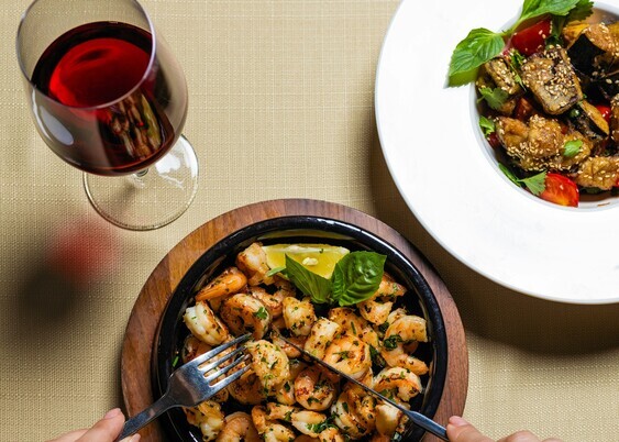 vegetarian-dishes-red-wine