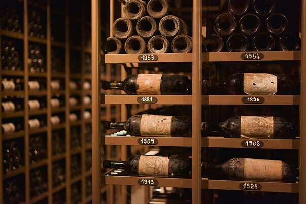 wine-bottles-in-cellar
