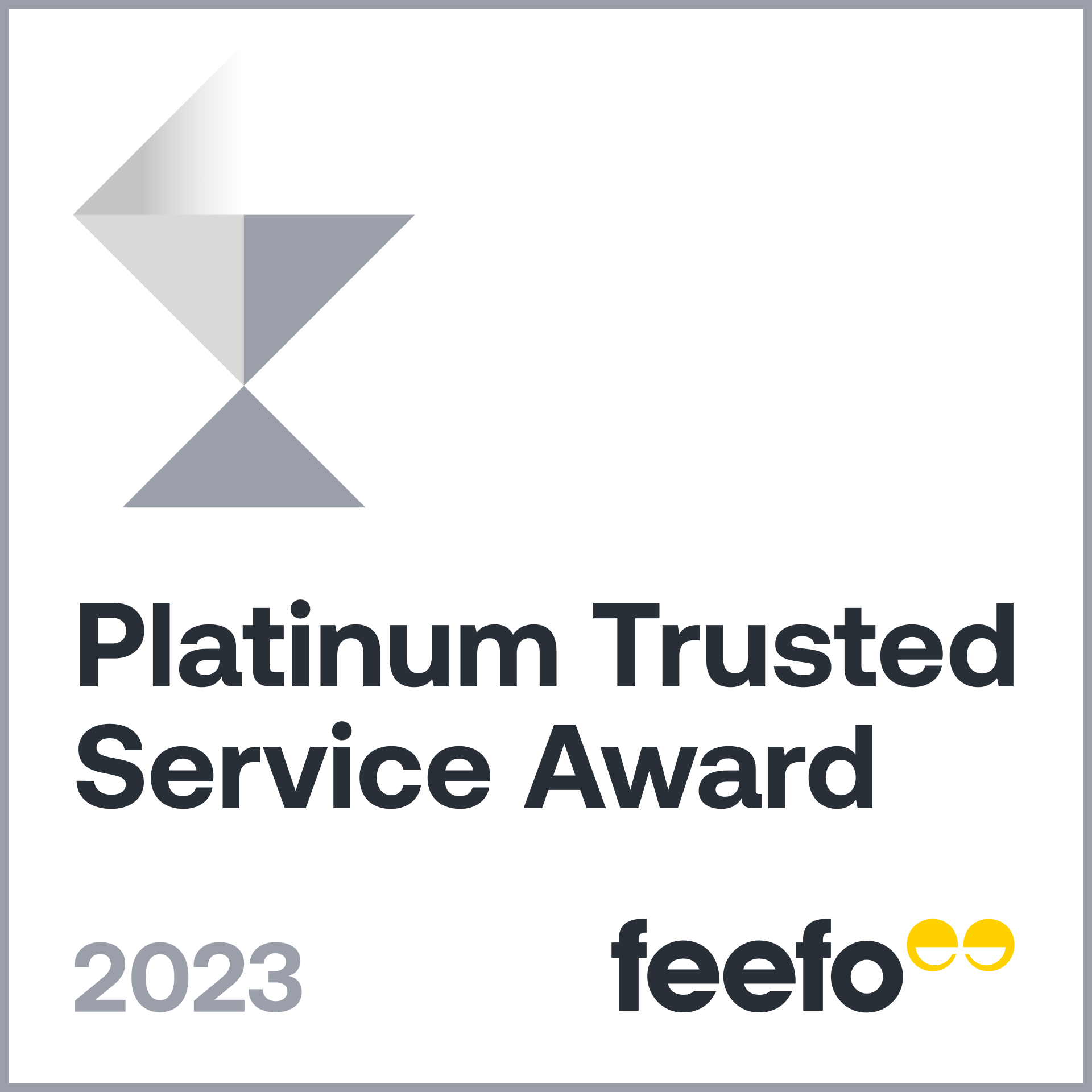 Feefo 2023 Award
